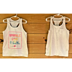 The Children's Place Girls Size 7 / 8 Lot of 2 Tank Tops